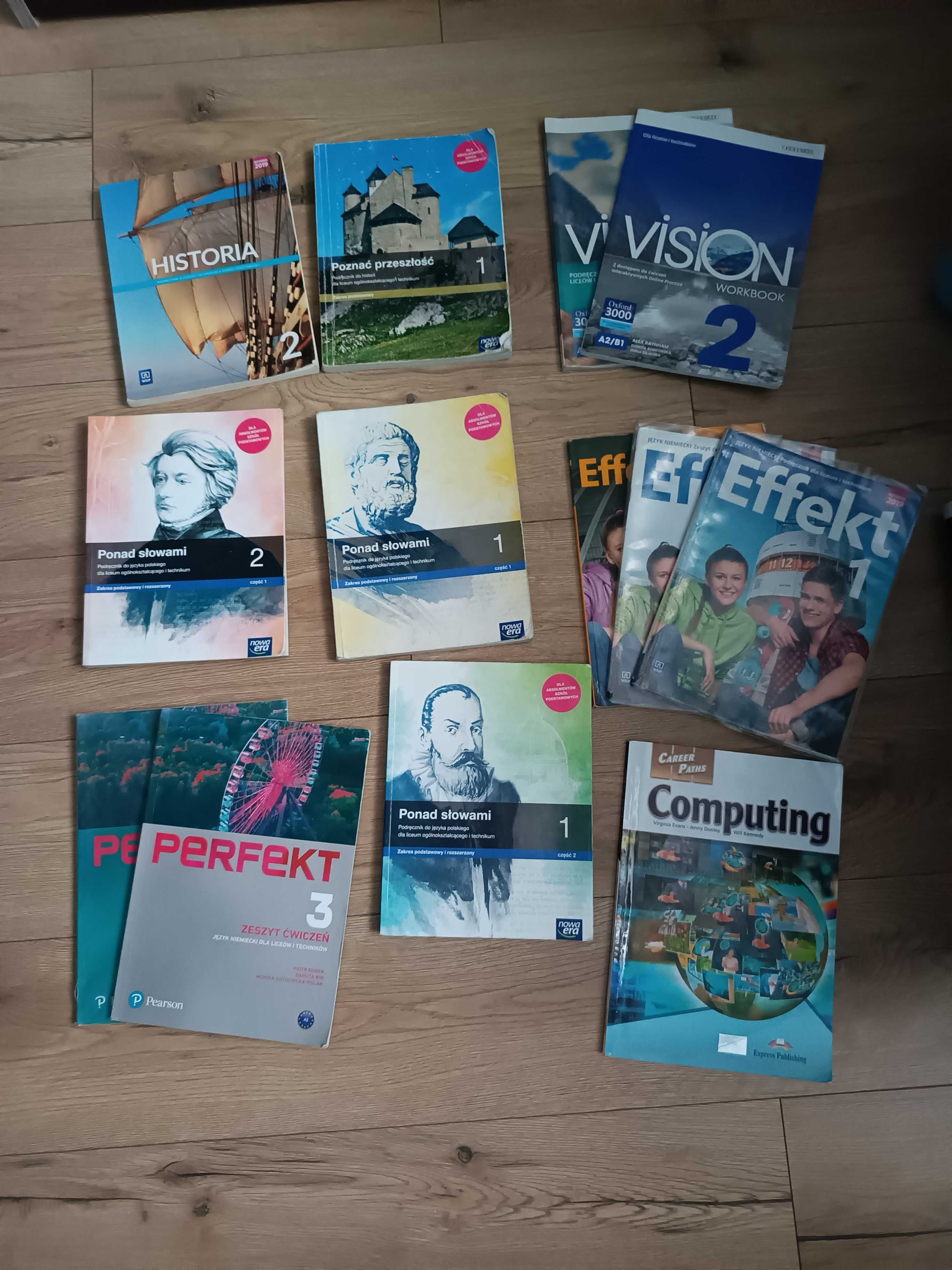 Podręczniki do technikum klasa 1,2,3