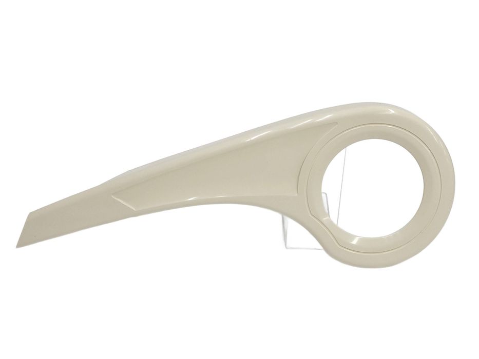 NOWA Osłona łańcucha do korby 42 zęby beżowa/kremowa do rowerów