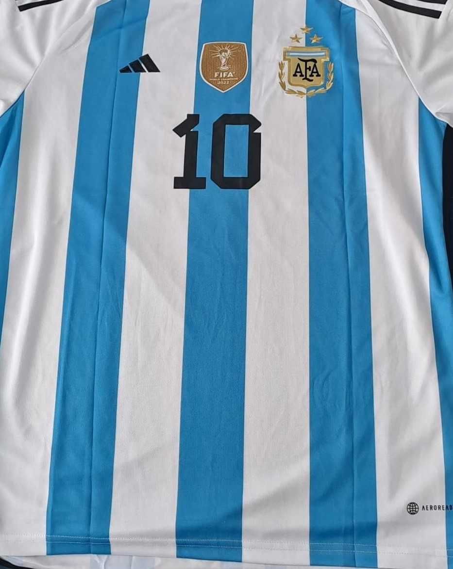 Koszulka Messi 10 Argentyna 3 gwiazdki XL Adidas