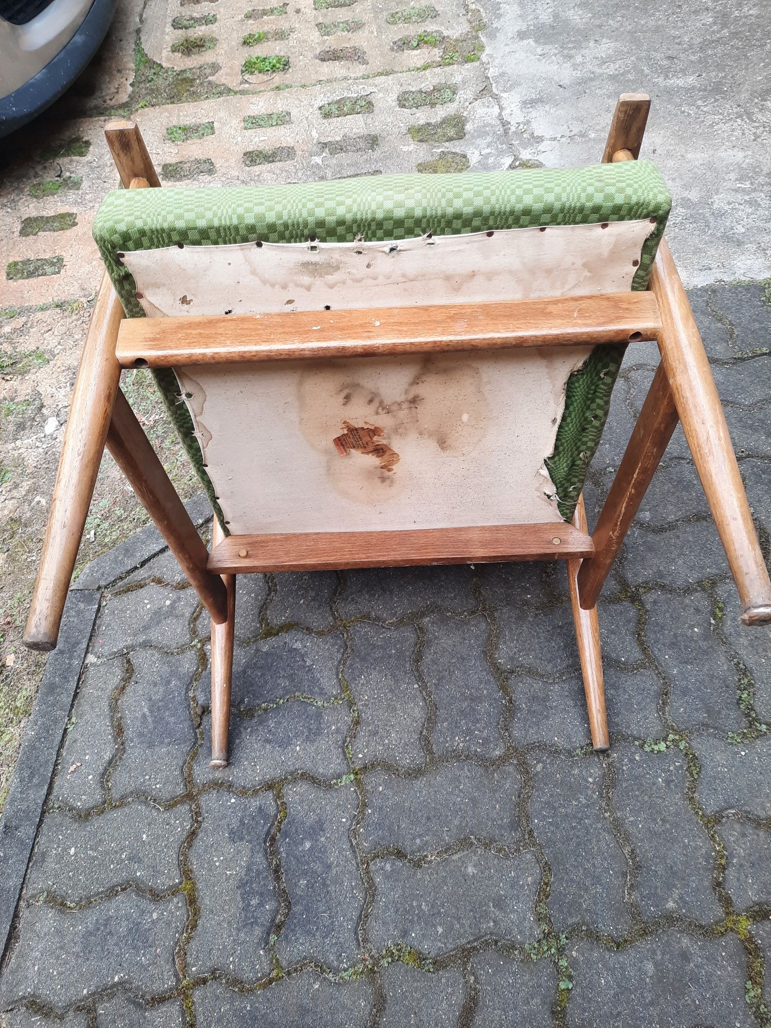 Fotel zielony typ.Lisek