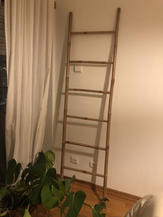 Escada de bambu decoração