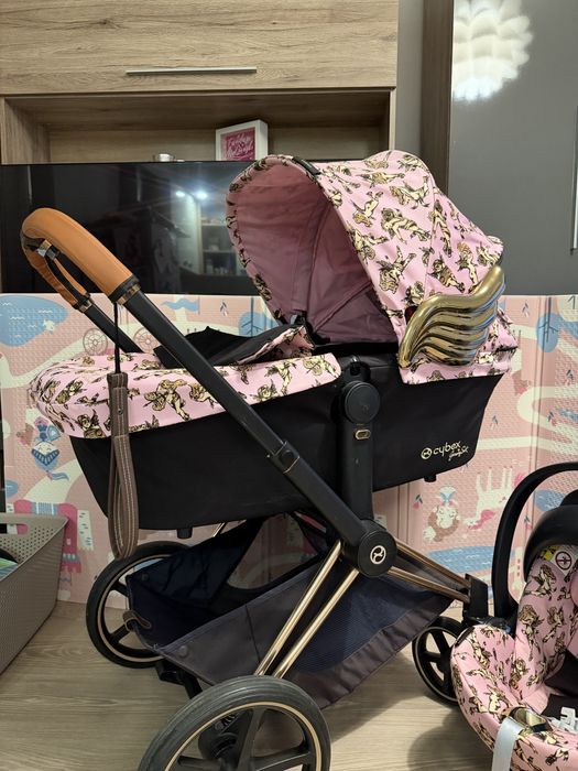 Wózek Cybex by jeremy scott wings pink 3w1