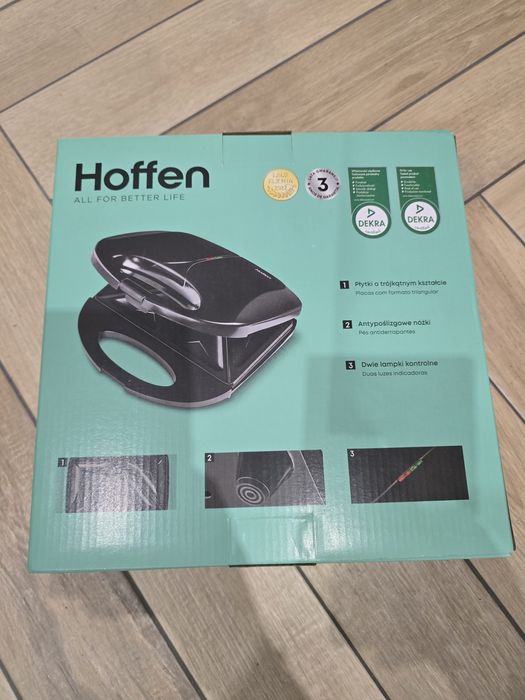 Toster, sandwich opiekacz czarny Nowy Hoffen