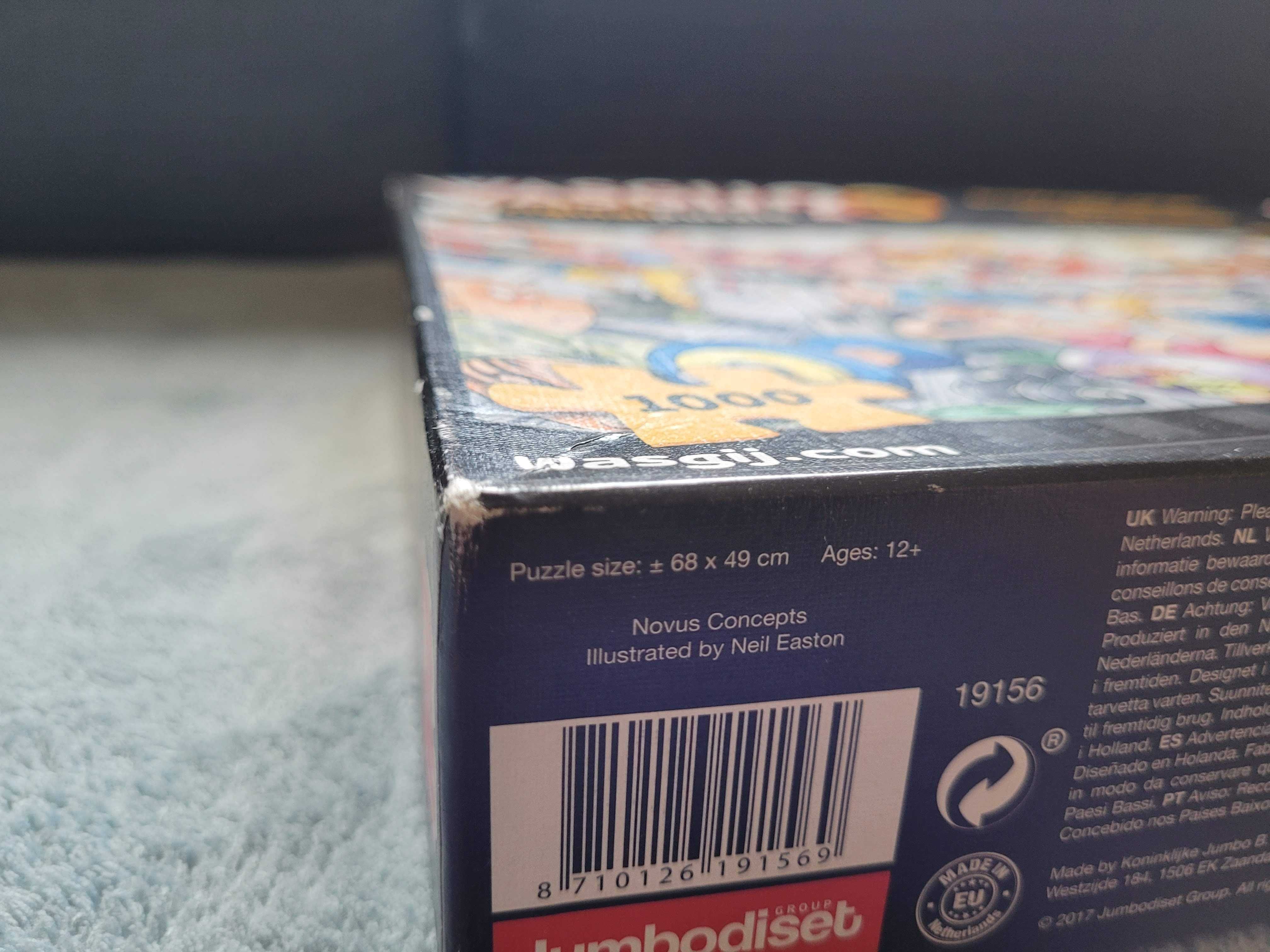 Puzzle Jumbo, Original 28, 1000 elementów. Używane.