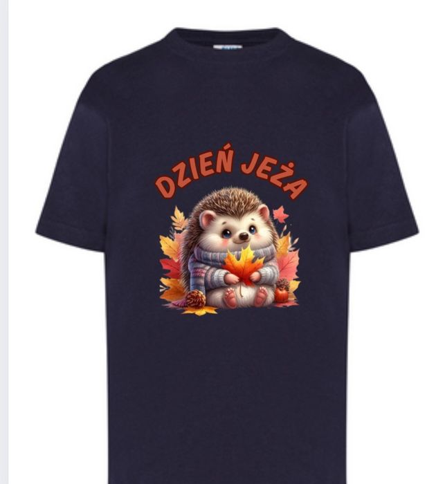 Koszulki na dzień jeża, pluszowego miska, kredki od 2 do 14 lat