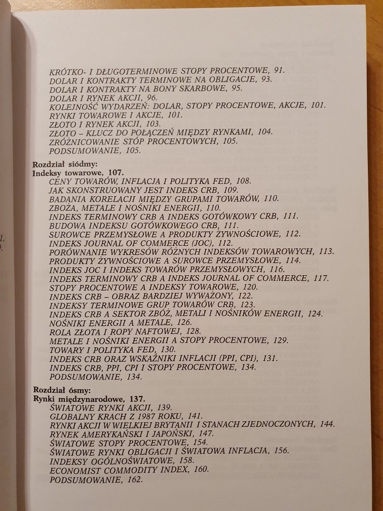 Międzyrynkowa analiza techniczna  John J. Murphy