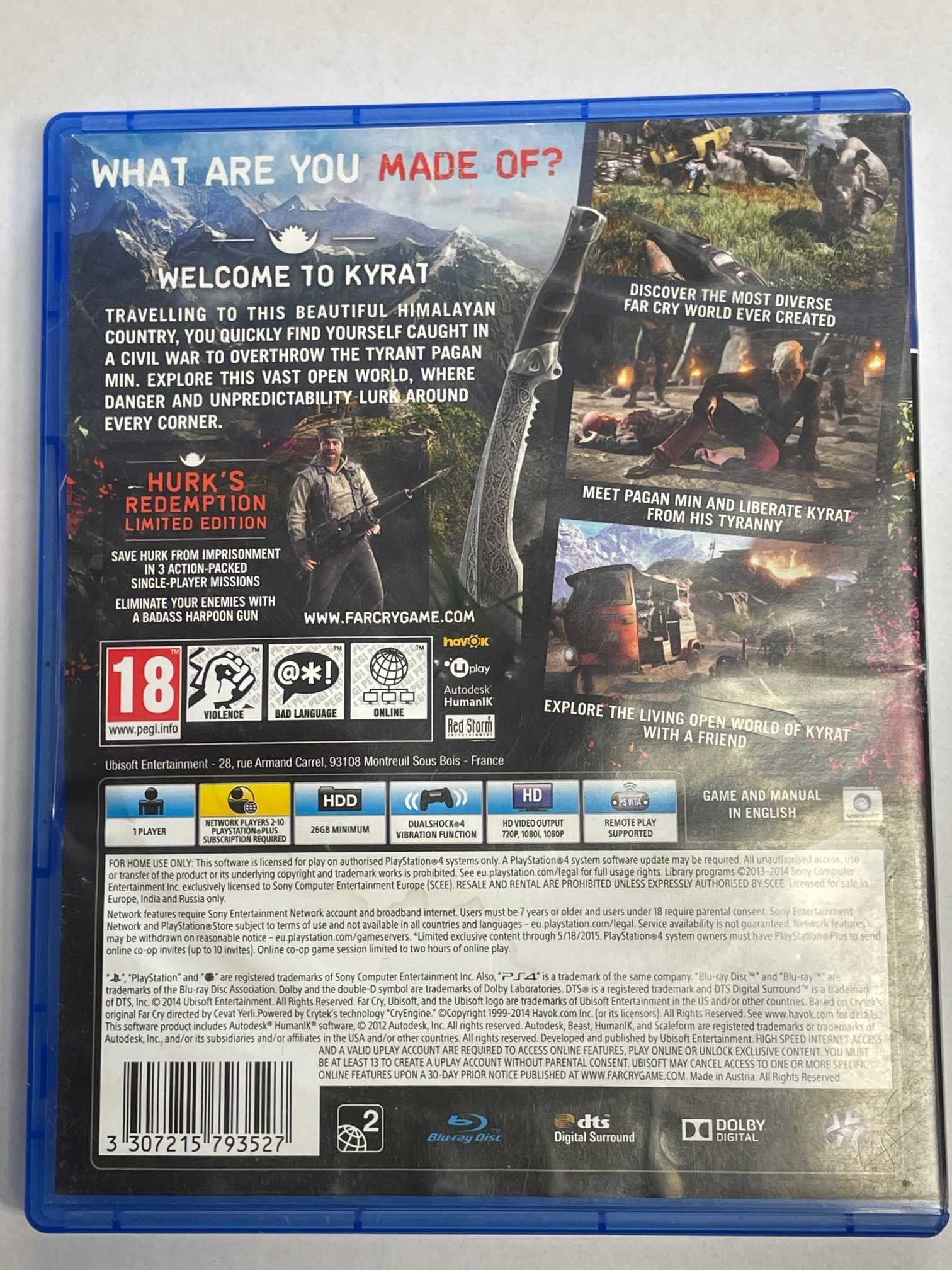Gra Farcry4 PS4 PL