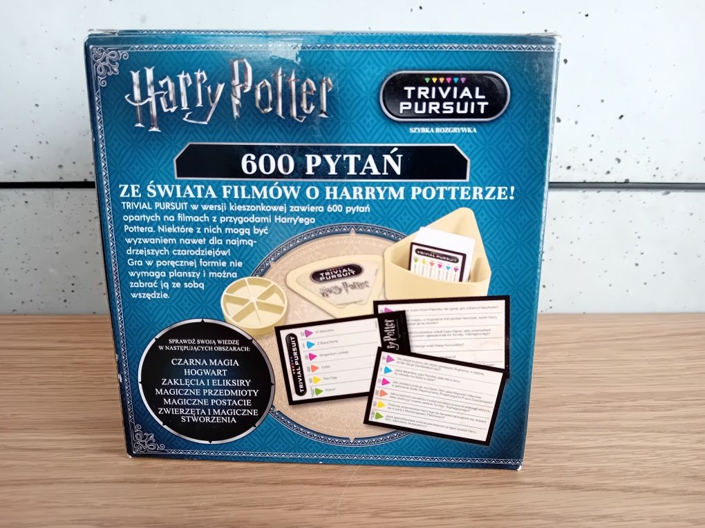 Gra towarzyska Harry Potter Trivial Pursuit 600 pytań