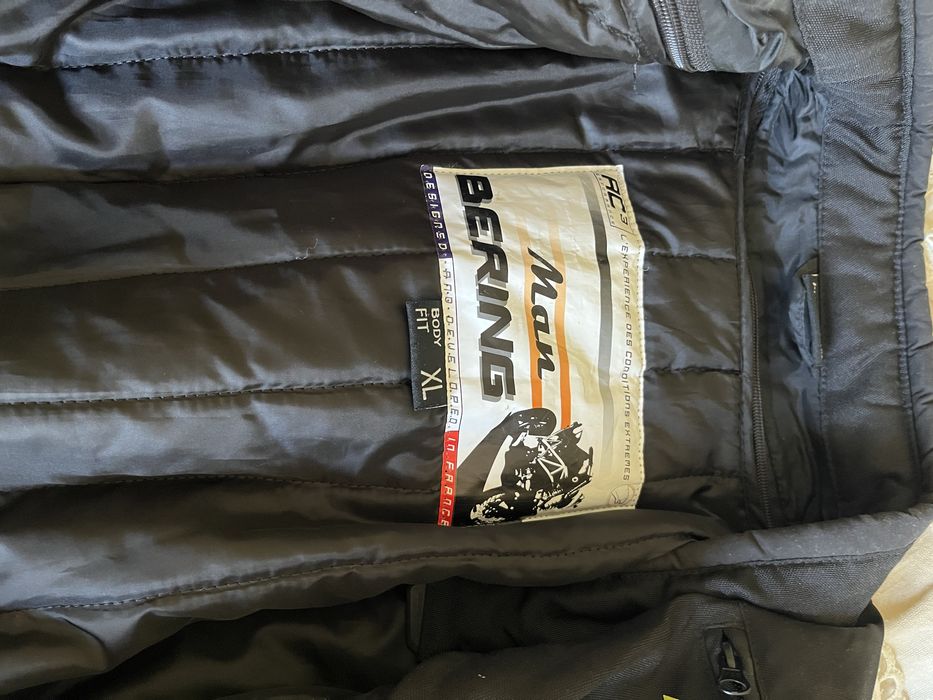 Blusão  motard  preto