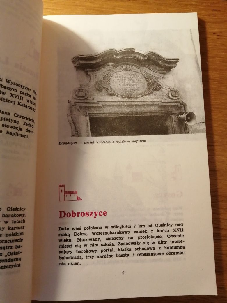 Zabytki architektury mały katalog UNIKAT Cetwiński