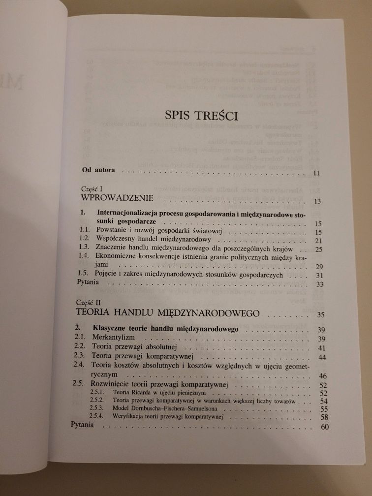 Adam Budnikowski Międzynarodowe stosunki gospodarcze