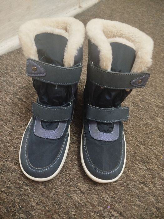 Ciepłe zimowe botki z futerkiem rozmiar 36 chłopiec