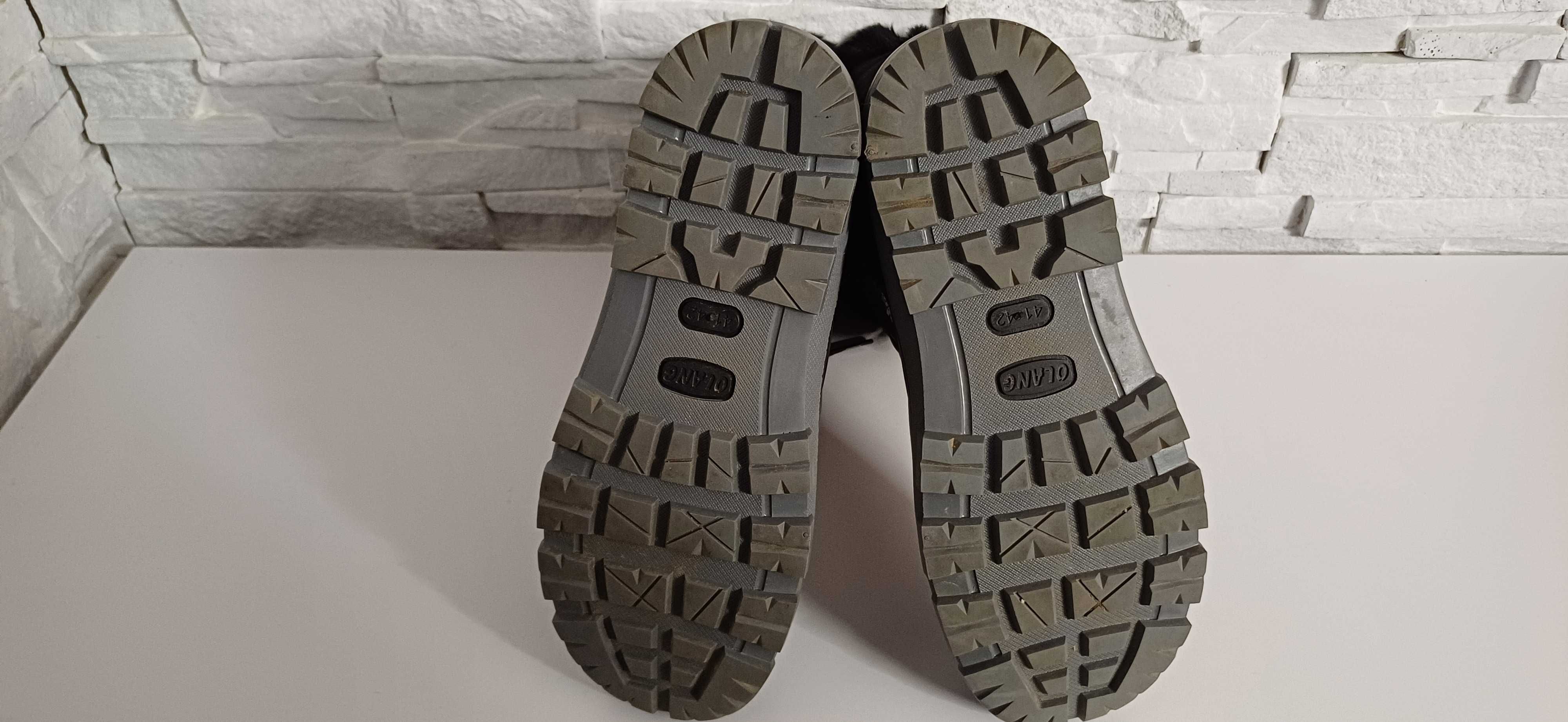 Nowe śniegowce OLANG roz.41-42 wkł.26,5 cm.