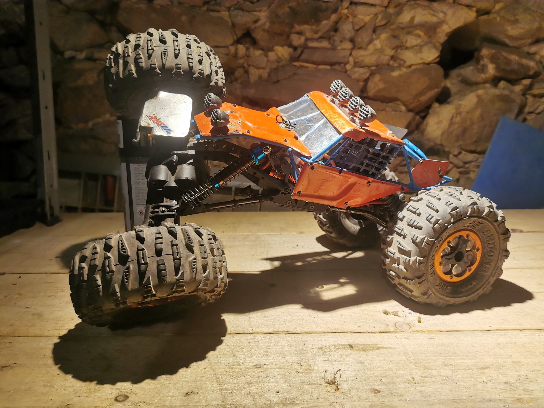 Axial xr10 Motor em cada eixo rc crawler profissional