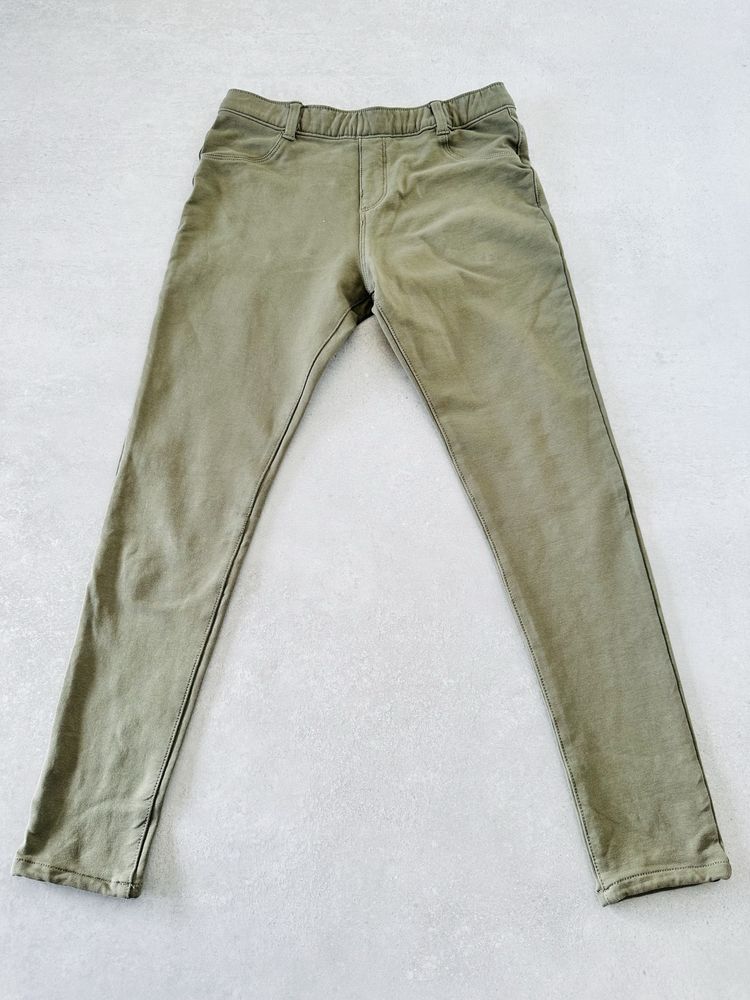 Legginsy dresowe khaki rozmiar 158 F&F