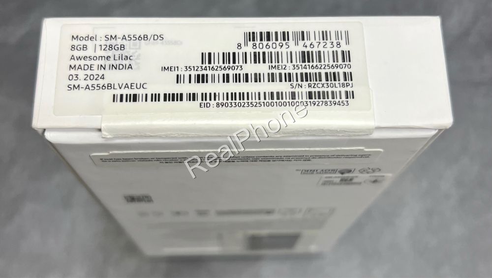 Смартфон Samsung Galaxy A55 5G 8/128GB Awesome Lilac