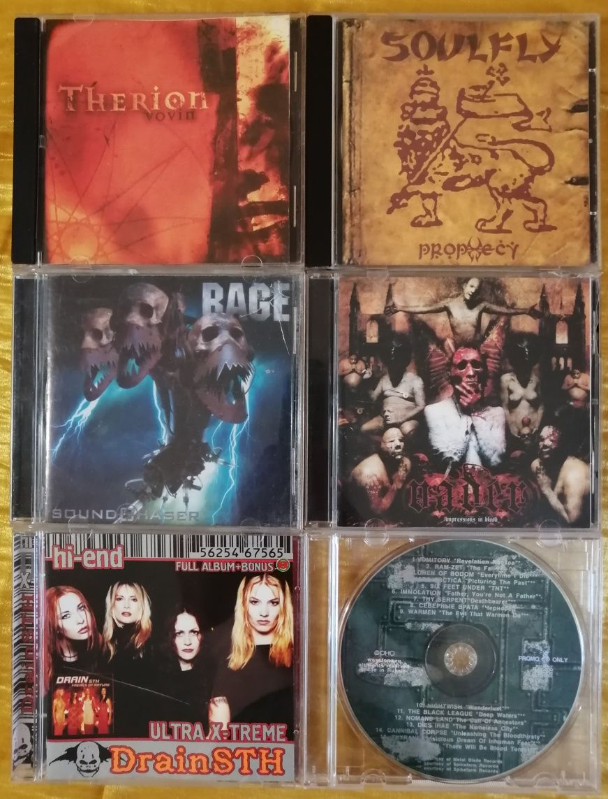 CD диски Rock/Metal/Pop/Electro (полный список)