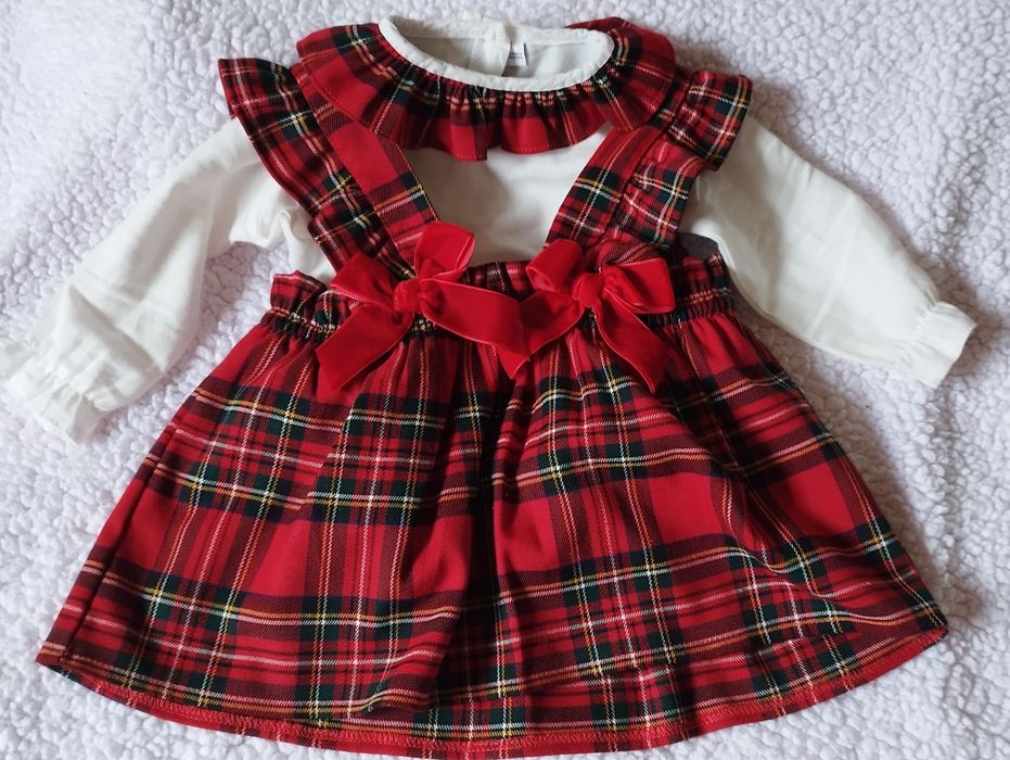 Conjunto de bebê menina de algodão para 6 meses novo