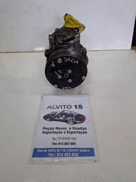 Compressor de AC / ar condicionado Dacia 1.2  2013 referência: 8200840899