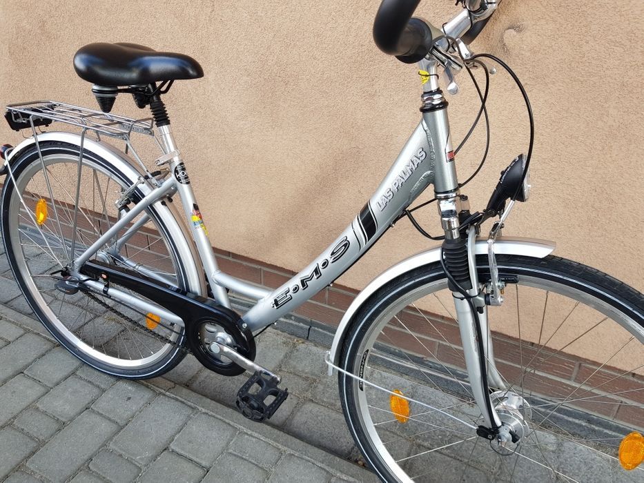 Rower damski miejski EMS Koła 28 SHIMANO aluminium okazja WYSYŁKA