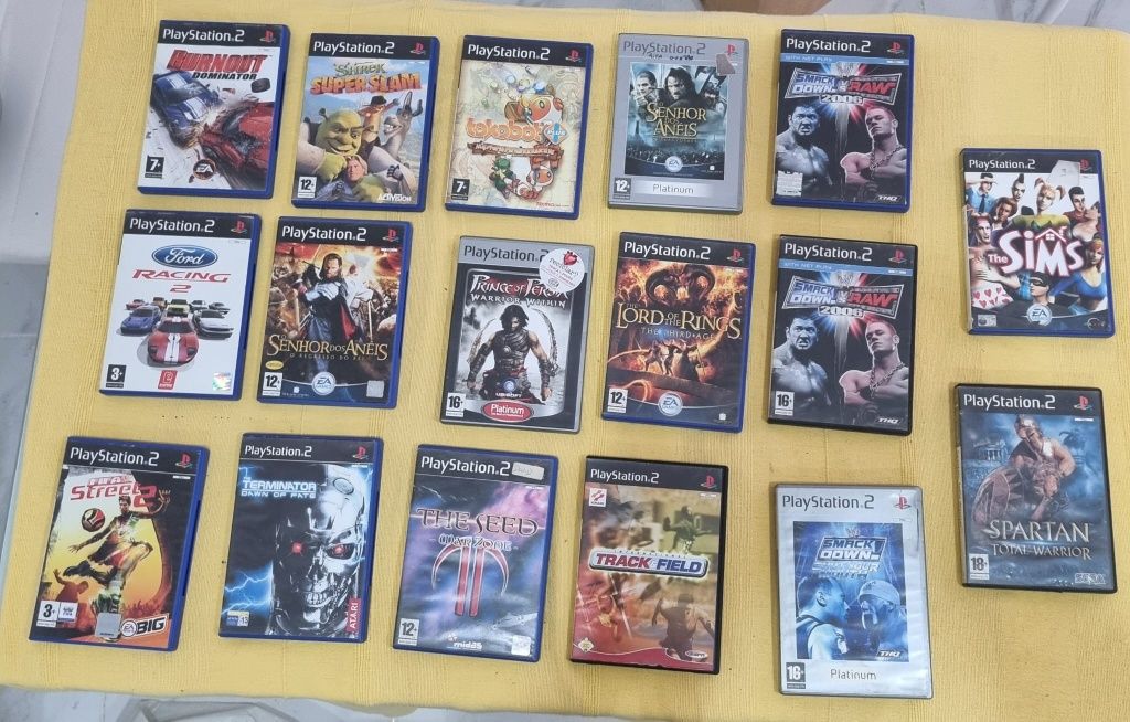 Jogos Playstation 2 valor cada
