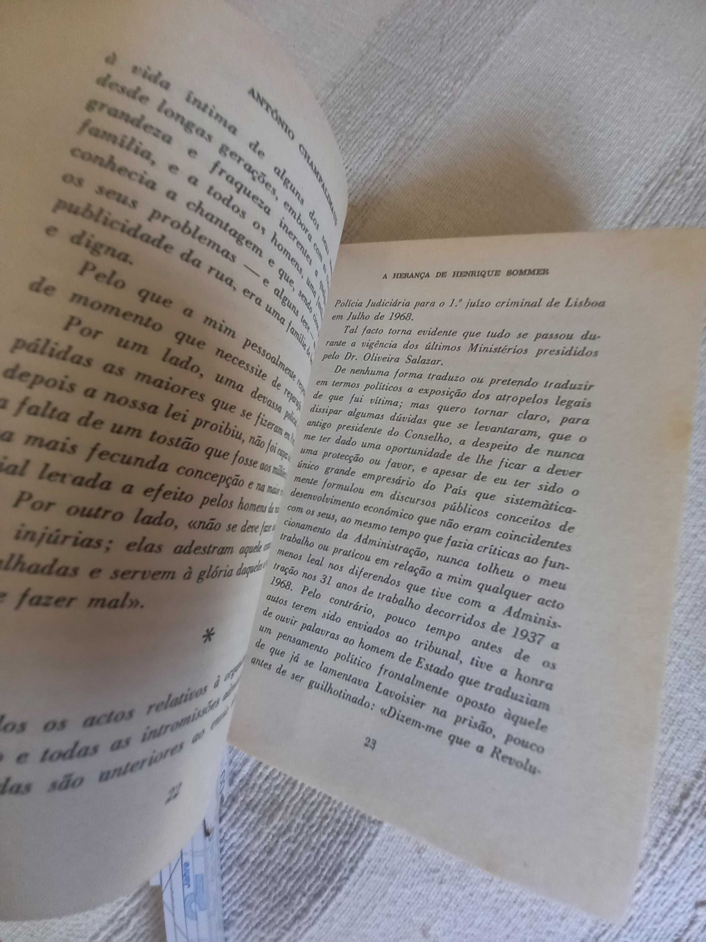 António Champalimaud sobre o caso da herança Sommer