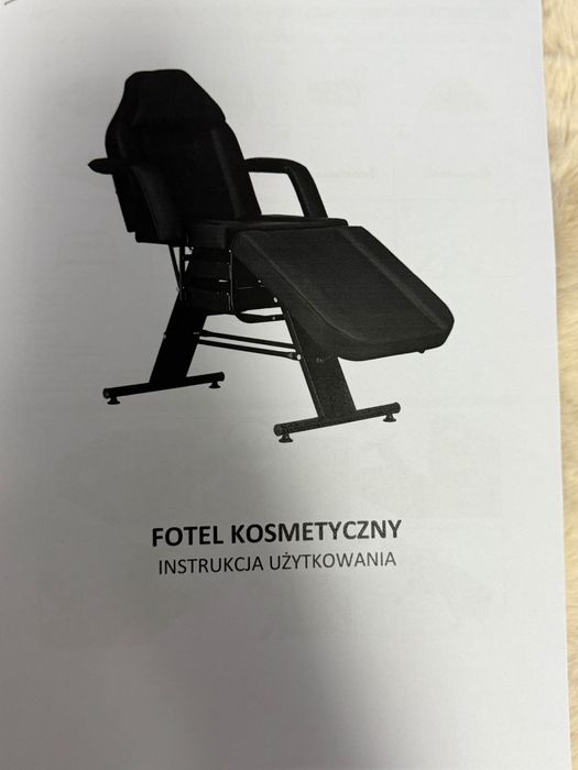 Fotel kosmetyczny do pedicure