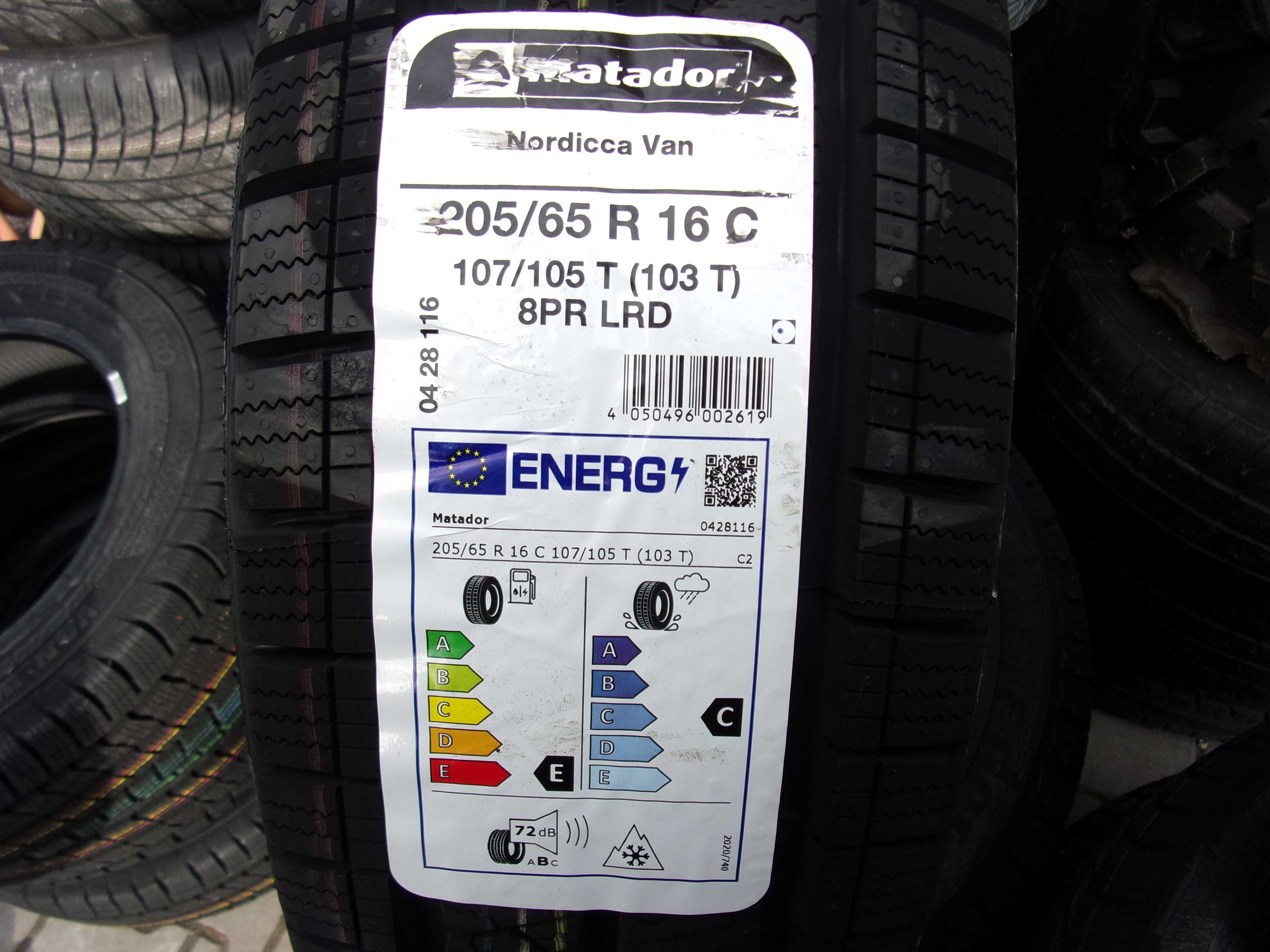 Nowe opony zimowe 205/65/16c Matador Nordicca