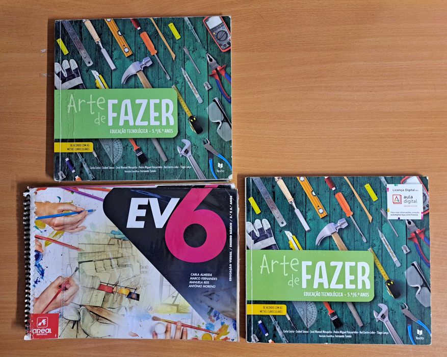 Manuais e Livros de Fichas e Exercícios 1º a 6º Ano