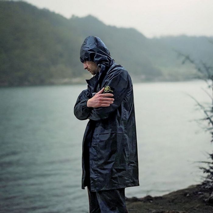 Плащь Stone Island (Нейлоновый).