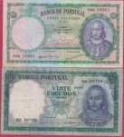 Notas   5   da Republica  20$ escudos  Diferentes