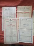 Afisz program teatralny Teatr Stary lata 60-te komplet Tango