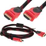 tg66915 kabel przewód hdmi - hdmi 3m 3d 4k full hd oplot