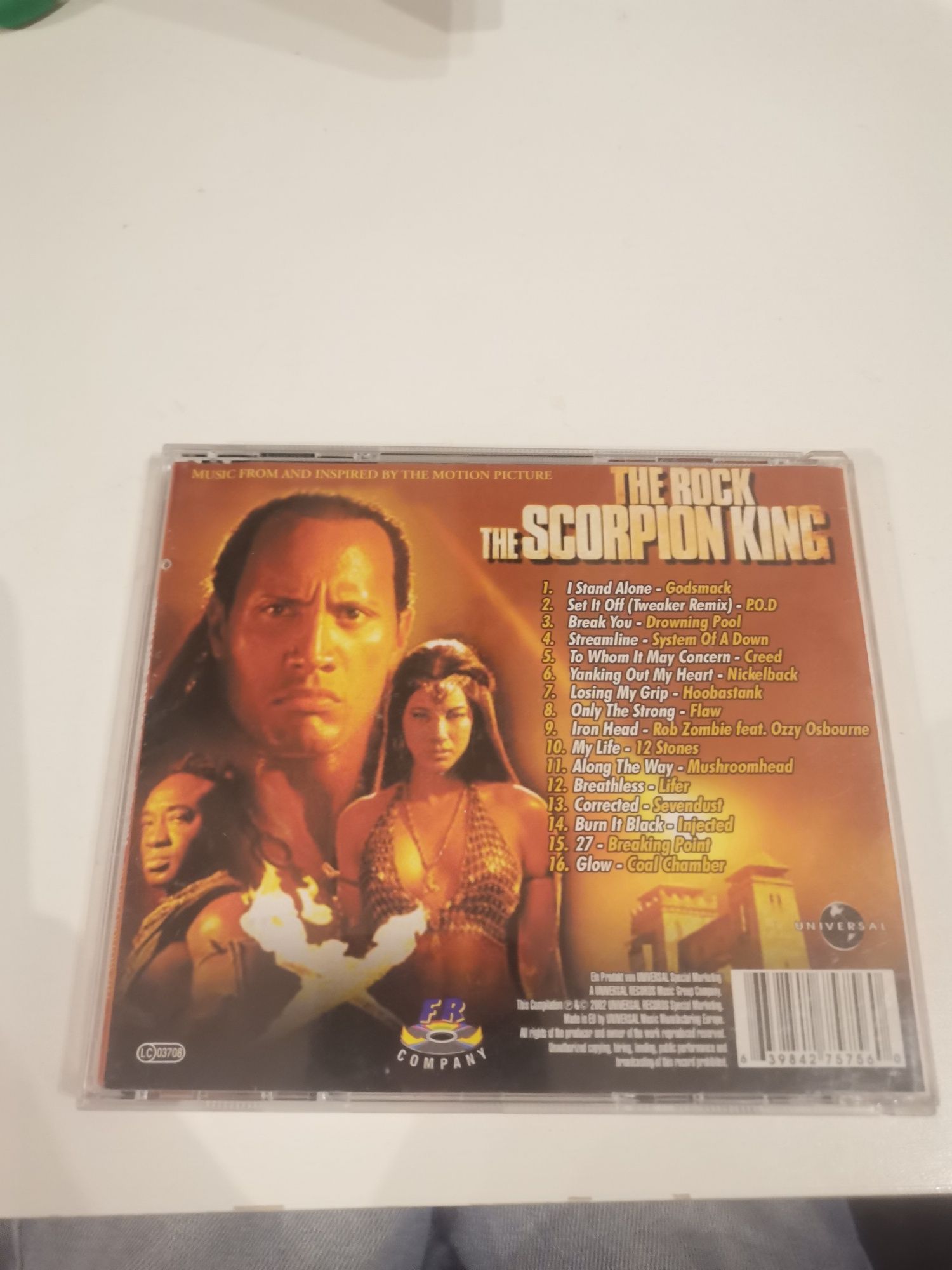 The Scorpion King soundtrack gosmack creed system of down