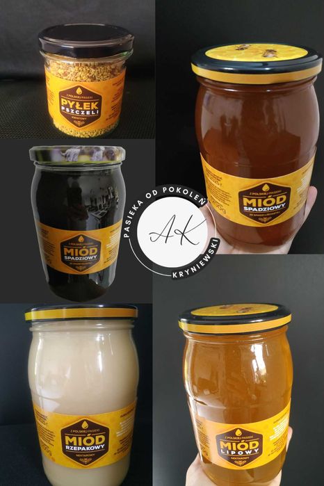 Miód z własnej pasieki 2025