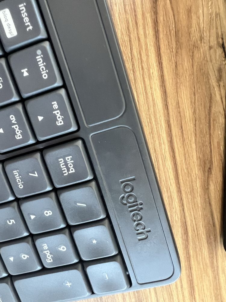 Zestaw bezprzewodowy klawiatura + mysz Logitech MK235 szary