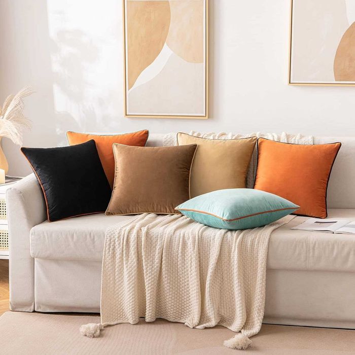 Nowe poszewki na poduszki / 50x50cm / poszewka / 2szt / aksamit !3015!