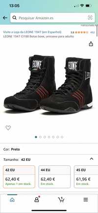 Botas boxe Leone