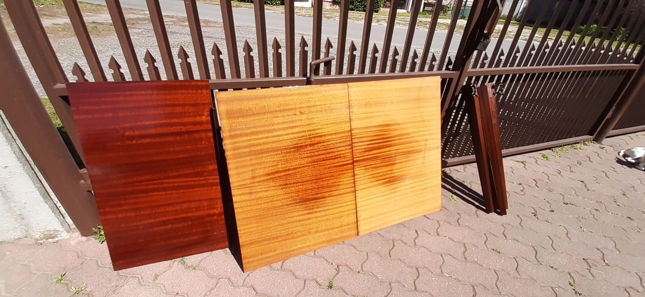 Stół drewniany rozkładany retro PRL