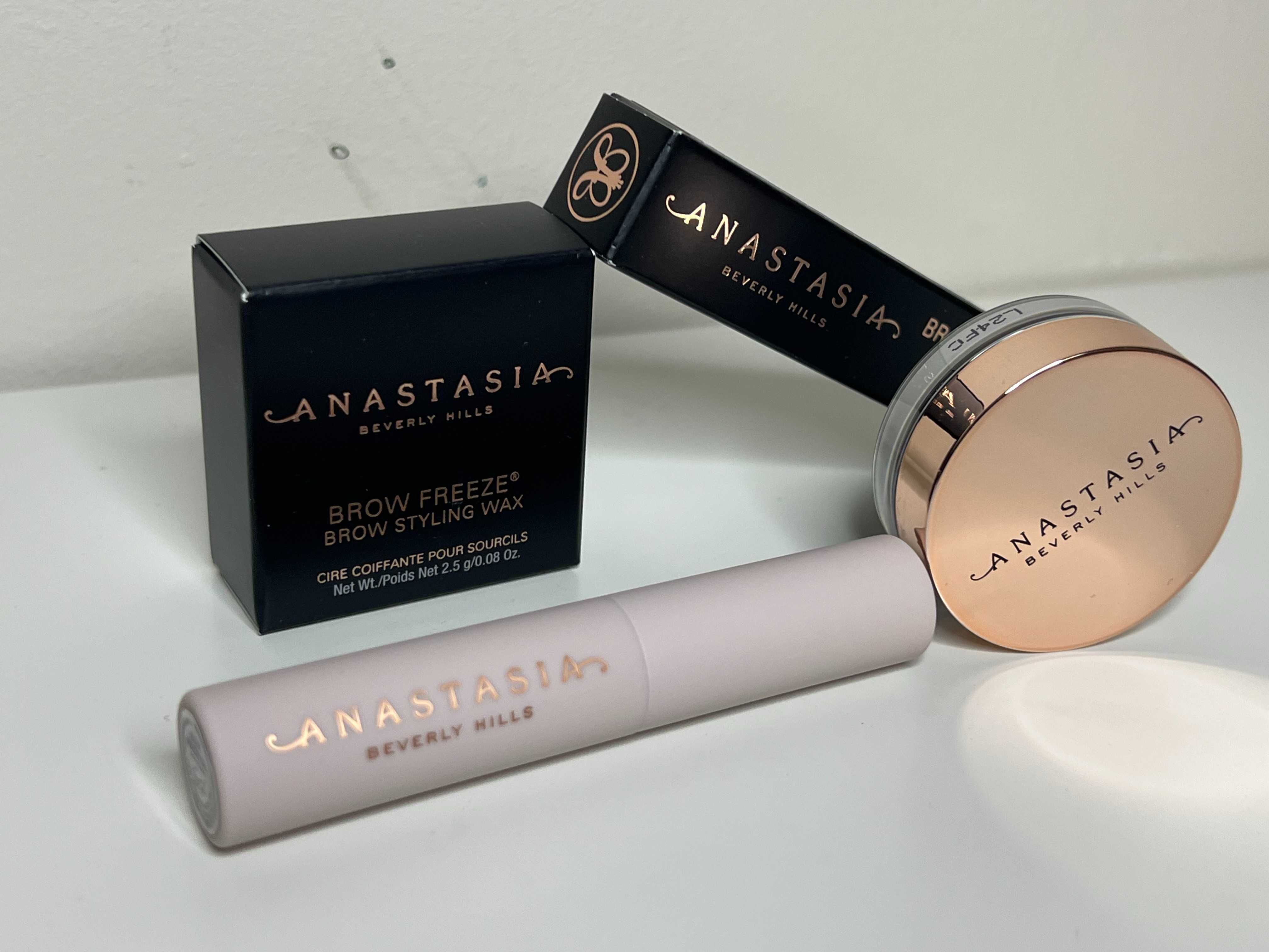 Anastasia Beverly Hills Brow Zestaw do brwi Freeze Gel wosk travel