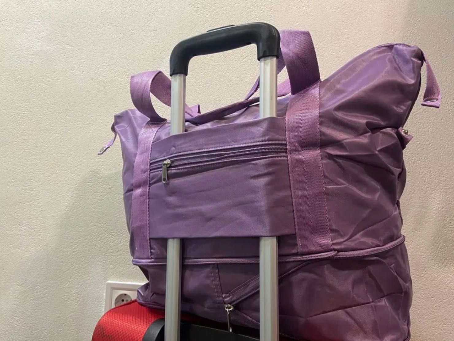 Велика спортивна сумка, сумка трансформер фиол