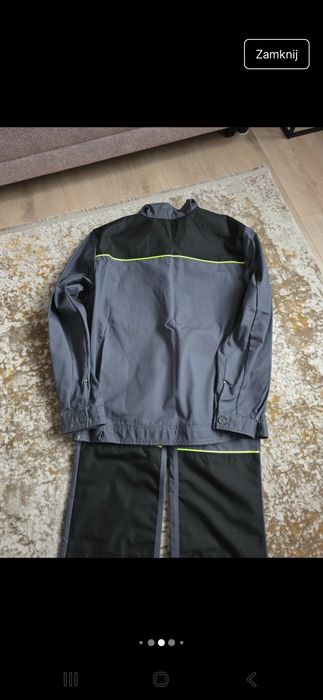 Nowy komplet męski roboczy spodnie bluza rozmiar m/l