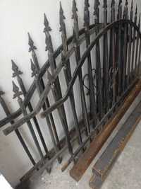 metalowe trzy przęsła może być brama lub ogrodzenie
