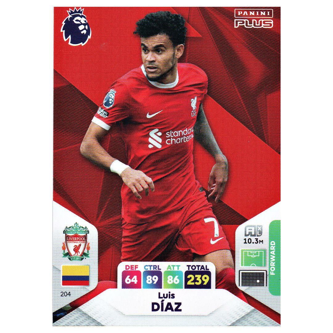 Karta Panini 204 Premier League 2024 Plus Luis Diaz