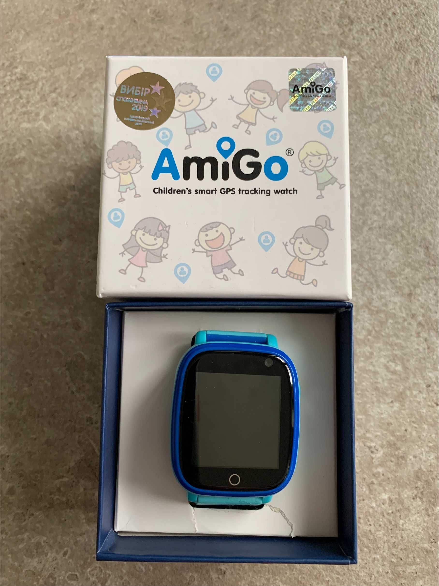 Смарт-часы детские AmiGo GO001 iP67 Blue