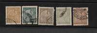 5 selos usados . Ex- Colónia da índia 1933