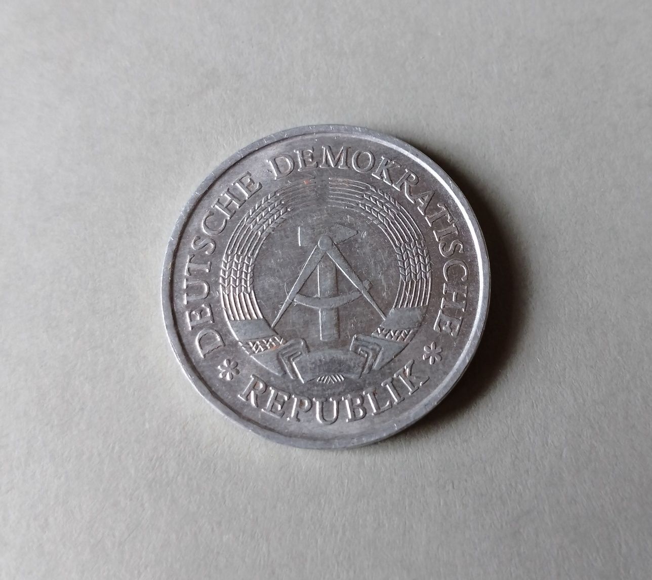 Moneta 1 Marka niemiecka NRD z 1972 roku, numizmatyka, kolekcjonerska