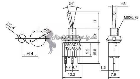 Тумблери, кнопки тактильні, перемикачі