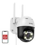 Dual Tilt Ip Karta Kamera 8Mp Zosi Wifi Ip66 32Gb Zewnętrzna Microsd