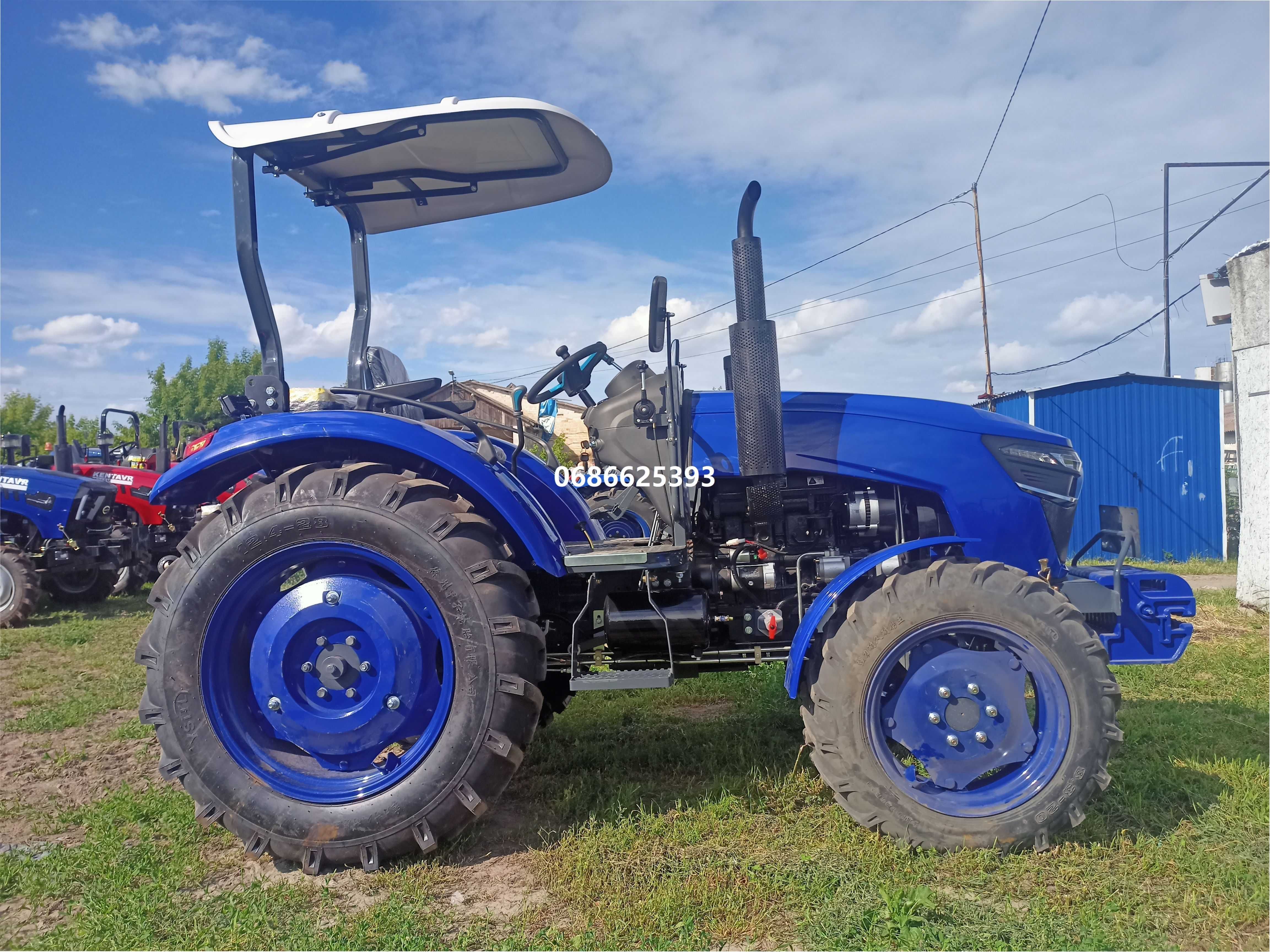 Мінітрактор Файтер Т- 504RD посилений передній міст реверс Доставка
